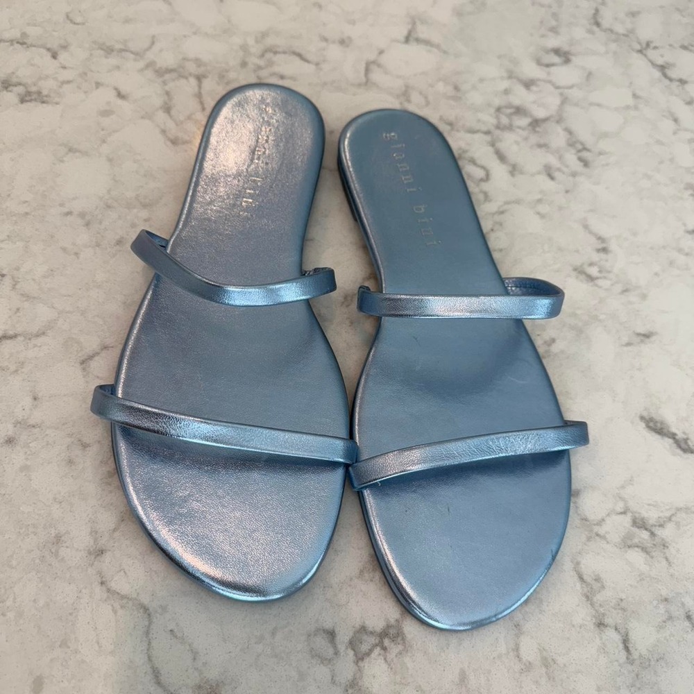 Gianni Bini Kaydie Sandal Ice Blue